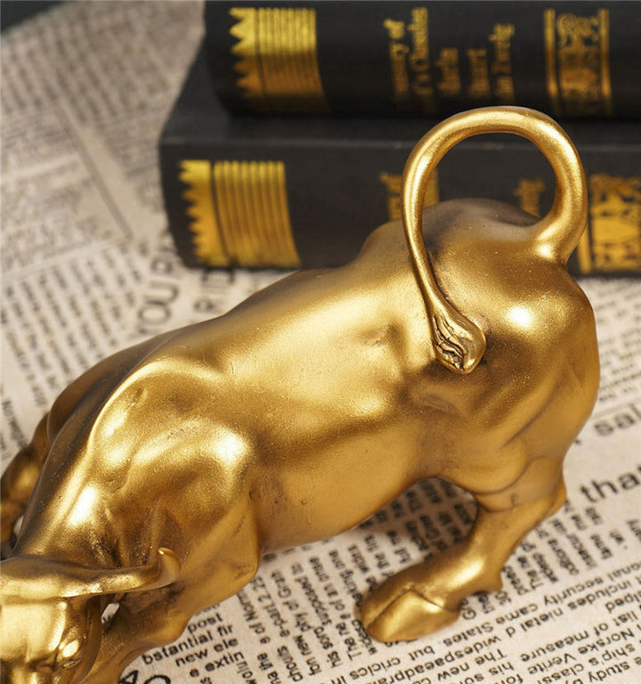 Wall Street Bull Statue – High Quality Resin Decorative Figure for Home or Office 2