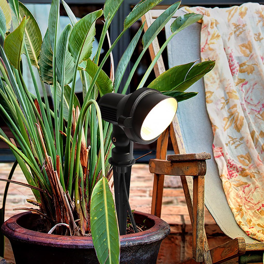 Waterproof LED Ground Lights for Outdoor Landscape and Garden Lighting – Durable Black Aluminum Embedded Pathway Lights 1