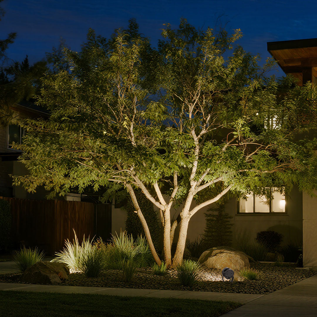 Waterproof Outdoor LED Garden Spotlights, IP65 Rated, 36W/72W/100W Options, Warm White Light for Landscape Lighting 5