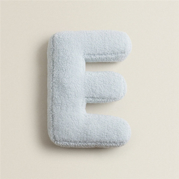 Whimsical Alphabet Letter Fleece Pillows – Soft Cotton Fleece with Polyester Fill 13