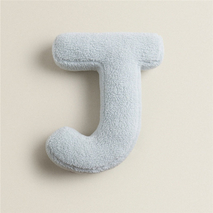 Whimsical Alphabet Letter Fleece Pillows – Soft Cotton Fleece with Polyester Fill 17