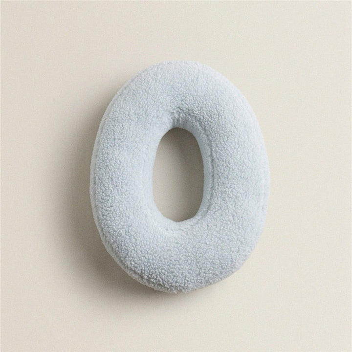 Whimsical Alphabet Letter Fleece Pillows – Soft Cotton Fleece with Polyester Fill 20