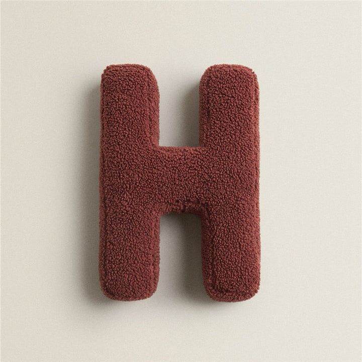 Whimsical Alphabet Letter Fleece Pillows – Soft Cotton Fleece with Polyester Fill 22