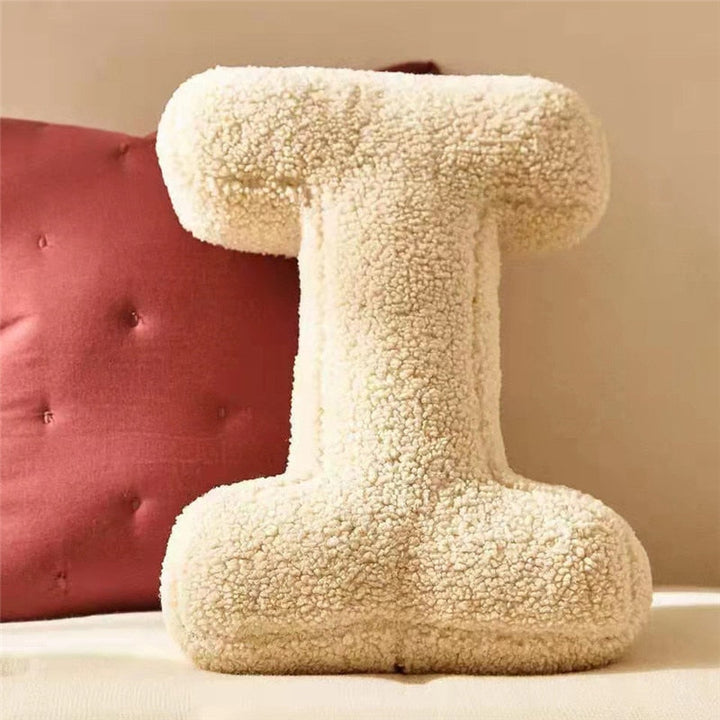 Whimsical Alphabet Letter Fleece Pillows – Soft Cotton Fleece with Polyester Fill 6