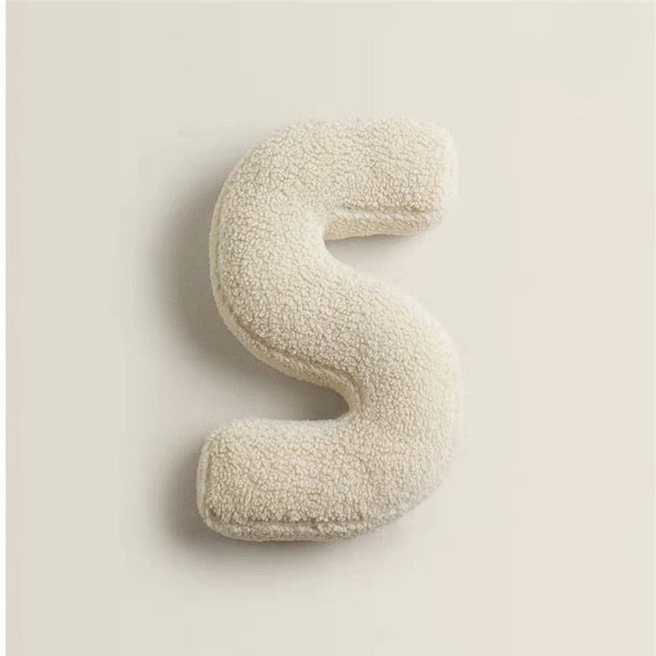 Whimsical Alphabet Letter Fleece Pillows – Soft Cotton Fleece with Polyester Fill 9