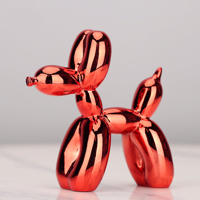 Whimsical Balloon Dog Sculpture – Playful Home Décor Art Piece in High-Quality Resin, 30 x 30 x 12 cm 3
