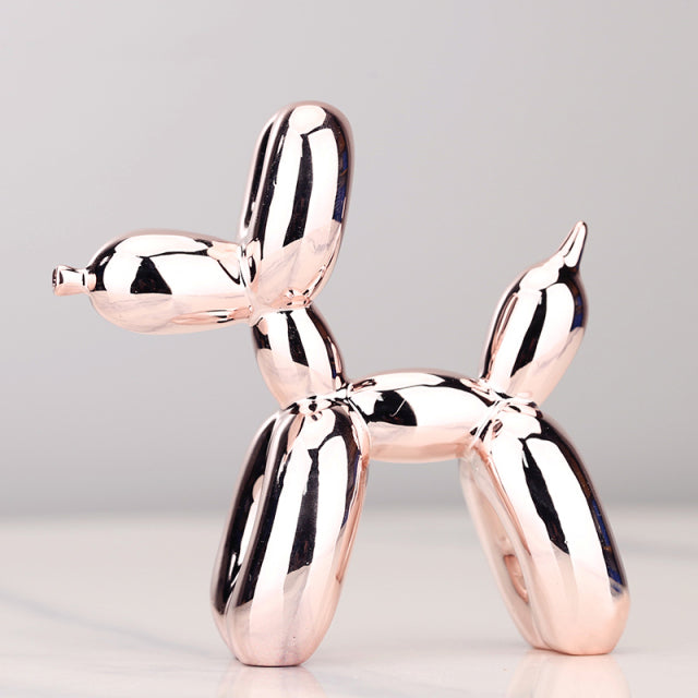 Whimsical Balloon Dog Sculpture – Playful Home Décor Art Piece in High-Quality Resin, 30 x 30 x 12 cm 4