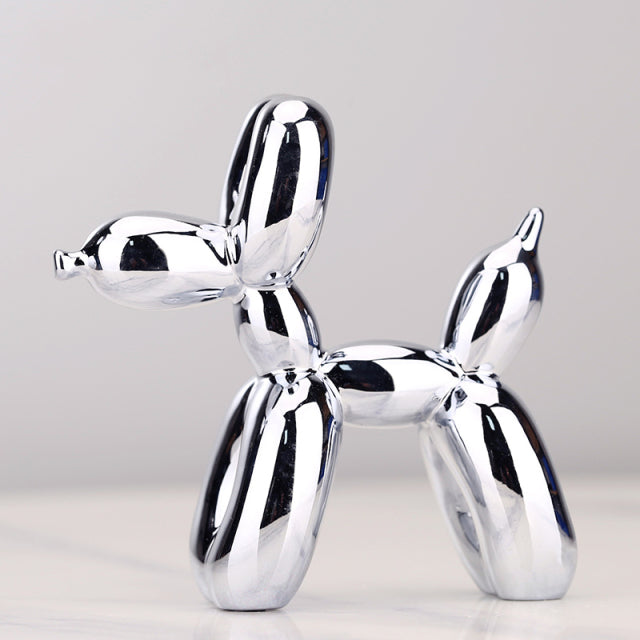 Whimsical Balloon Dog Sculpture – Playful Home Décor Art Piece in High-Quality Resin, 30 x 30 x 12 cm 6