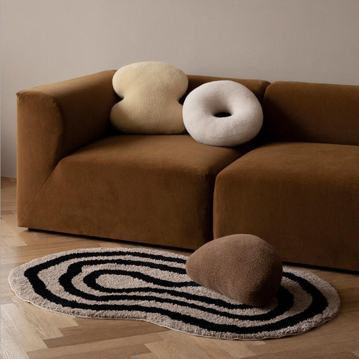 Whimsical Plush Pillow – Soft Cotton Fleece Donut, Pastry, and Coffee Designs for Cozy Home Decor 5