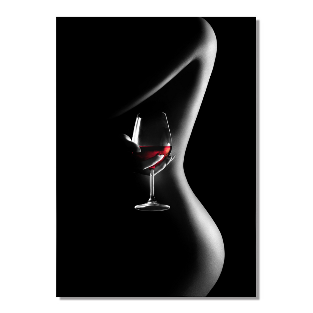 Who Wants Wine Canvas Wall Art – Vibrant Gallery Wrap Canvas Prints for Elegant Home Decor 3
