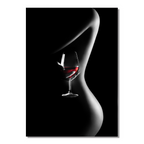 Who Wants Wine Canvas Wall Art – Vibrant Gallery Wrap Canvas Prints for Elegant Home Decor 3