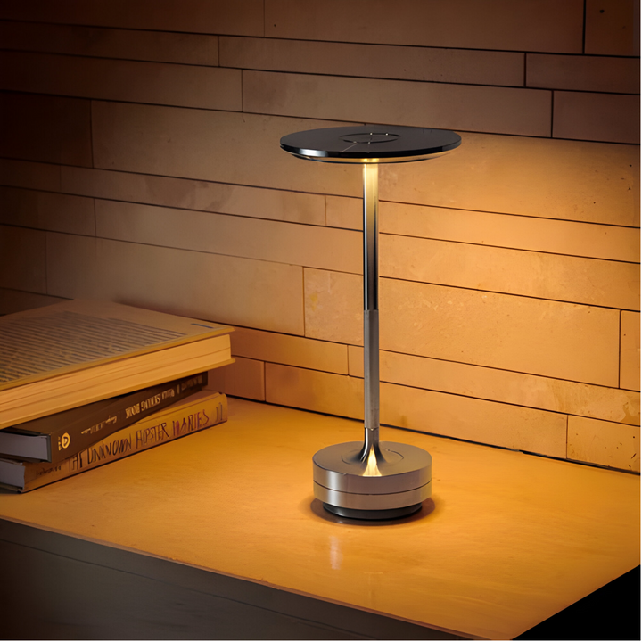 Wireless Dimmable Touch Control Table Lamp – Elegant LED Cordless Bedside Lamp for Modern Spaces 1