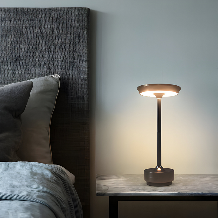 Wireless Dimmable Touch Control Table Lamp – Elegant LED Cordless Bedside Lamp for Modern Spaces 8