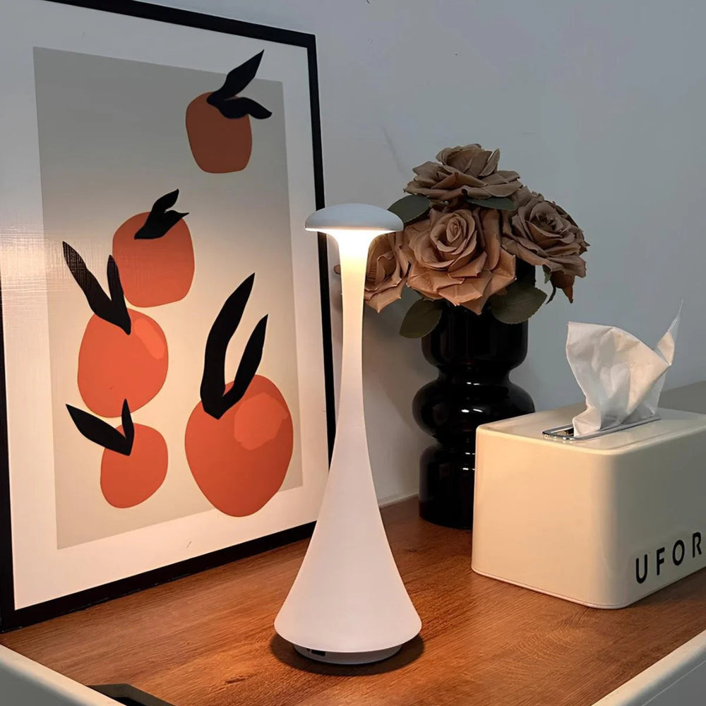 Wireless Rechargeable Table Lamp with Touch Control – Dimmable Bedside or Desk Lamp, Modern Design for Versatile Lighting 5