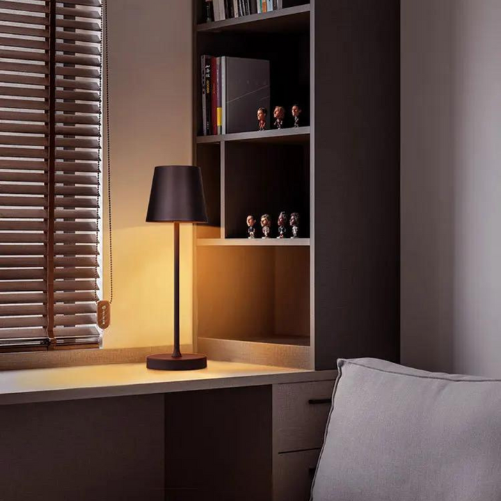 Wireless Table Lamp with Touch Control – Elegant Cordless Design, 20-Hour Battery Life, Adjustable Brightness for Home or Office 0