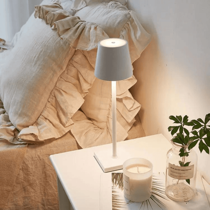 Wireless Table Lamp with Touch Control – Elegant Cordless Design, 20-Hour Battery Life, Adjustable Brightness for Home or Office 2