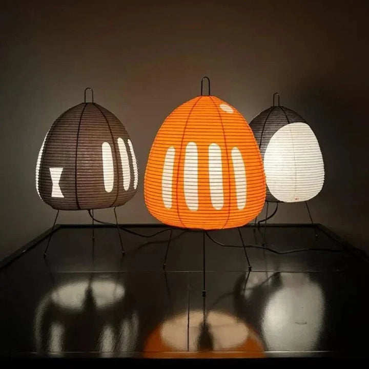Yunari Haze Rice Paper Floor and Table Lamp – Wabi-Sabi Style Lighting for Indoor and Outdoor Spaces 2